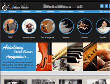 Tablet Screenshot of e-akademimuzik.com
